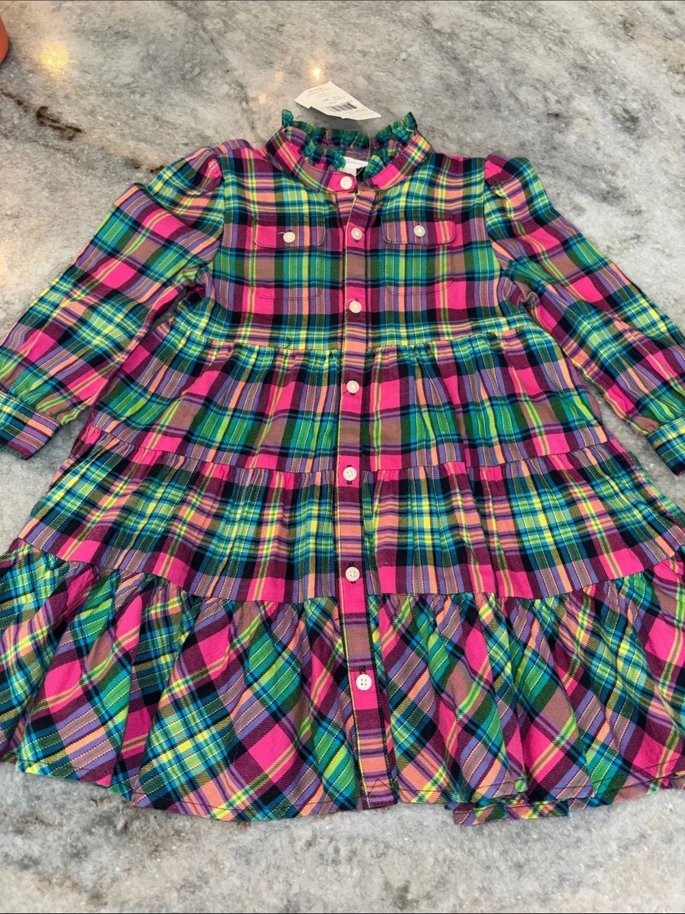 NWT Ralph Lauren Plaid Dress, 18M